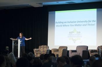 Vice President Rose Pascarell at the 2018 Diversity and Well-Being Summit